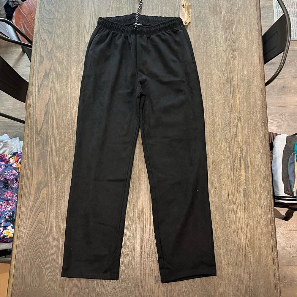 NWT Mossy Oak Black Full Length Sweatpants Size M
